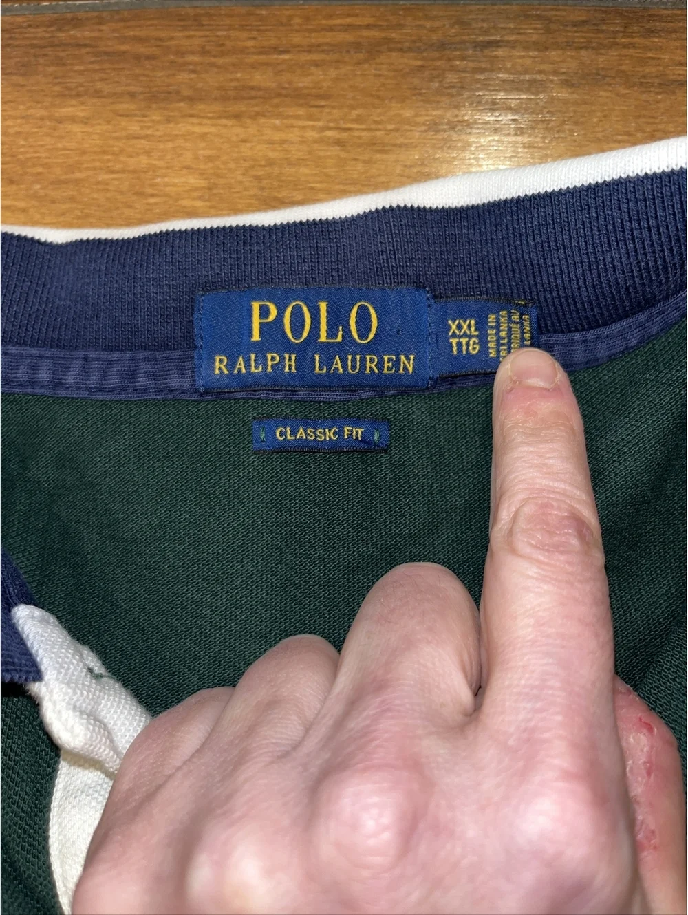 Polo Ralph Lauren Big Pony Crest US FLAG Polo Shirt Short Sleeve XXL